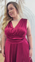 VESTIDO DECOTE V PRADA PLUS PETRA FINA